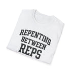 Repenting Between Reps – Bold Faith & Fitness  Tshirt