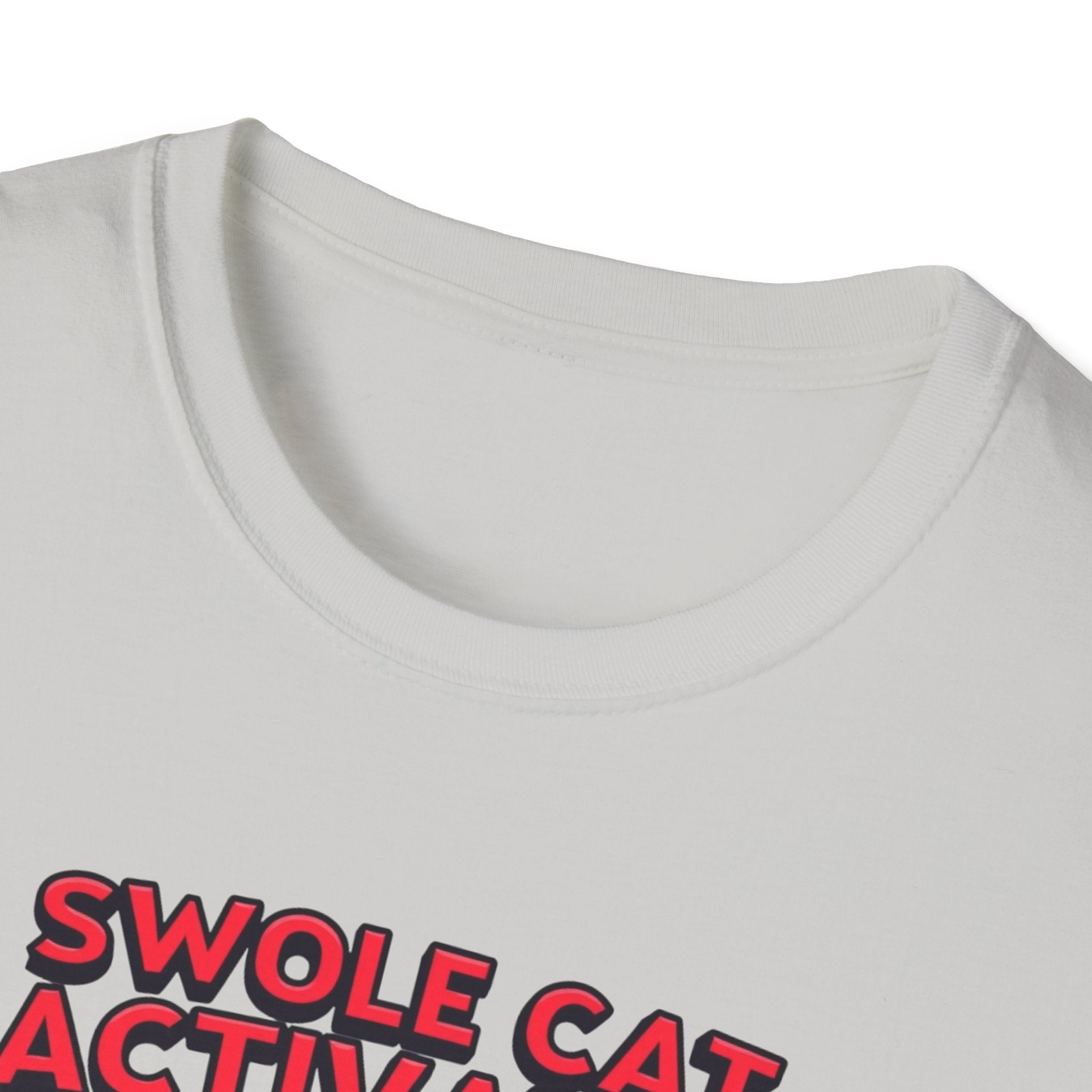 Swole Cat Activated – Pre-Workout Pouncer Edition T-Shirt