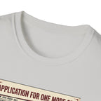 Application for one more set -  Push day T-Shirt