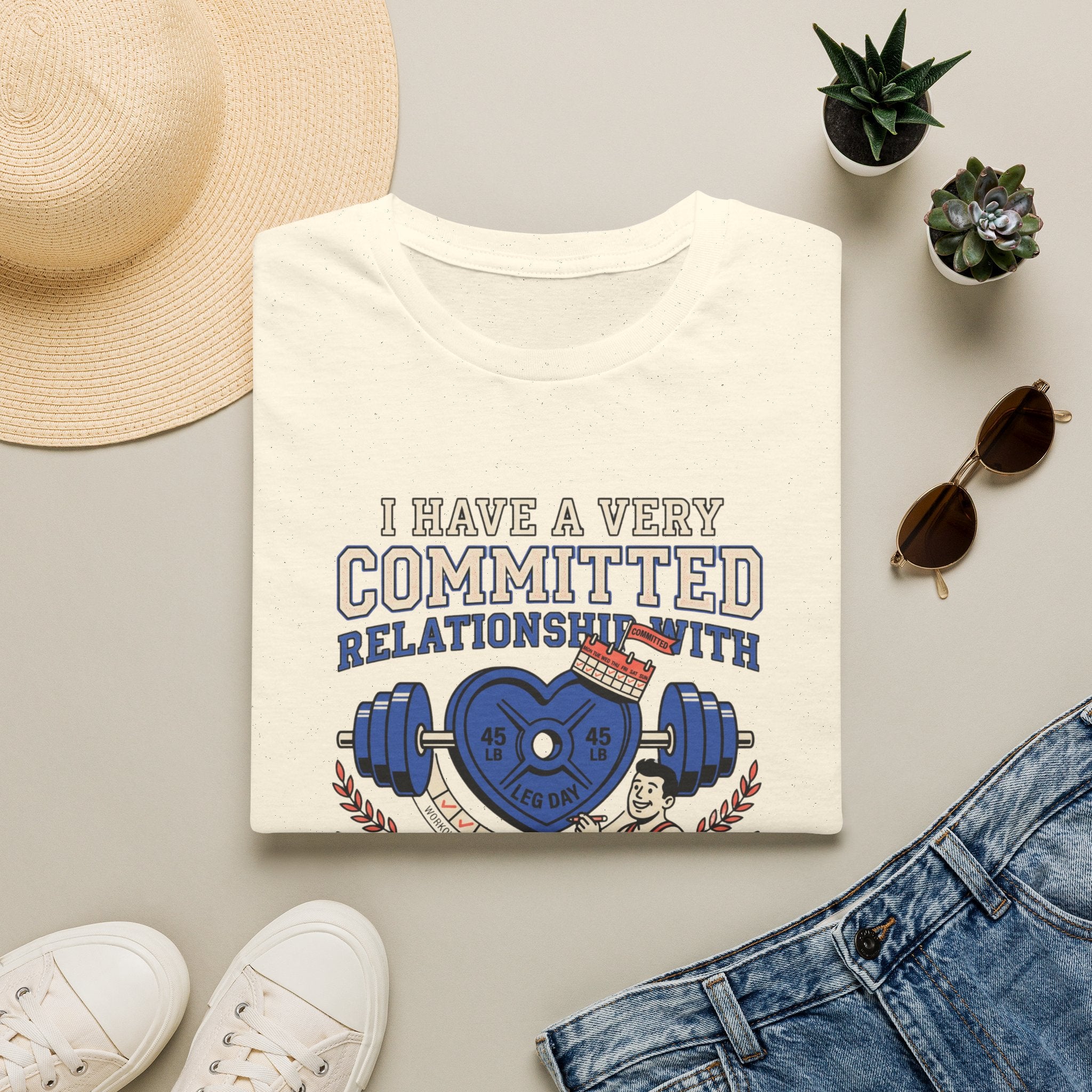 Committed relationship with Leg Day T-Shirt