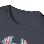 Lift Heavy, Stress Less – Barbell Bliss Edition T-Shirt