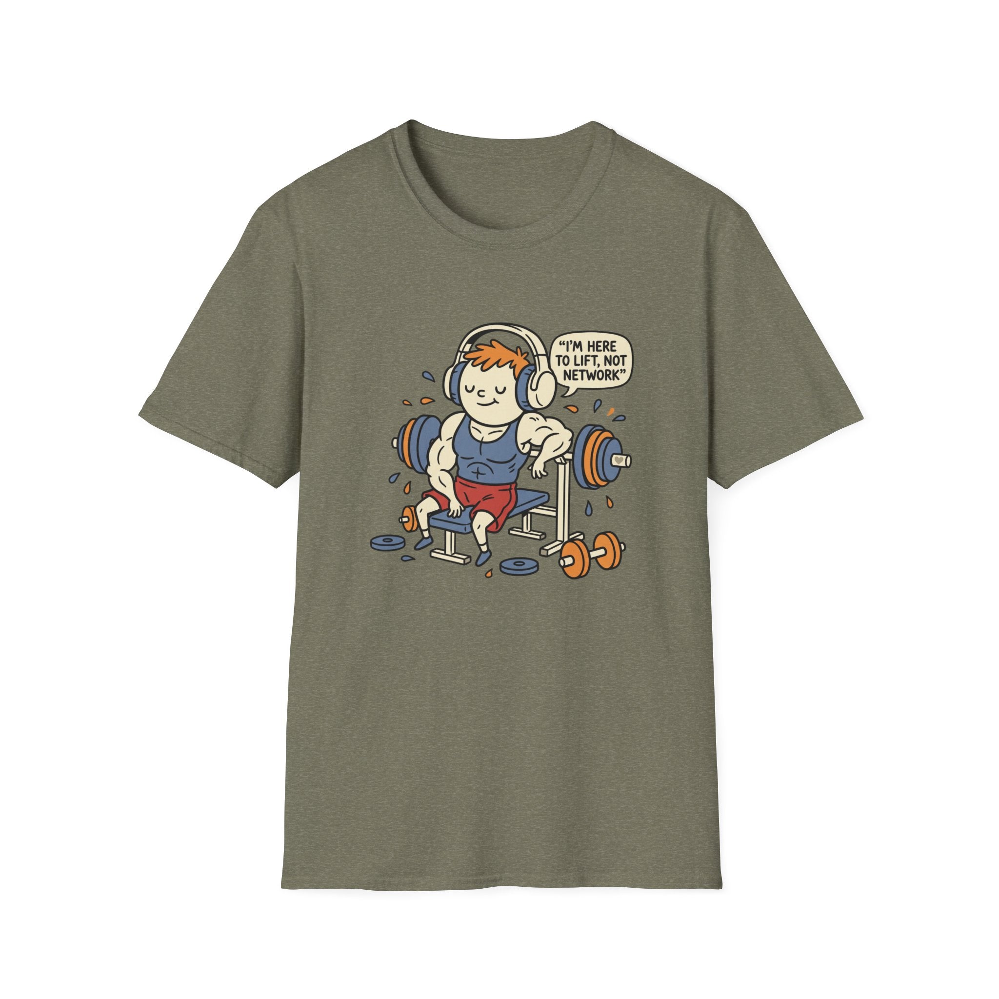 Here to Lift, Not network T-Shirt