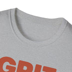 Grit Is a Muscle – Bold Block Statement T-Shirt