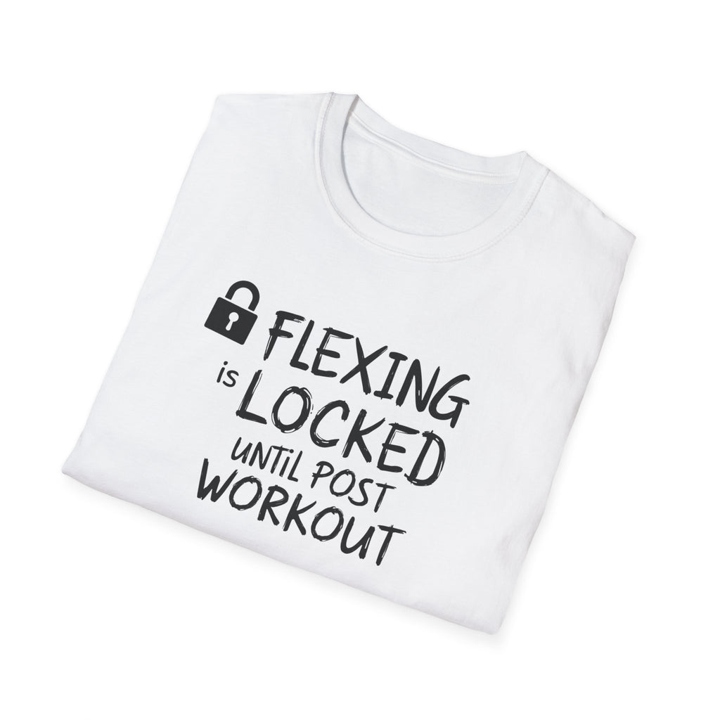 Flexing Locked – Post-Pump Protocol T-Shirt