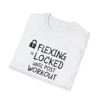 Flexing Locked – Post-Pump Protocol T-Shirt