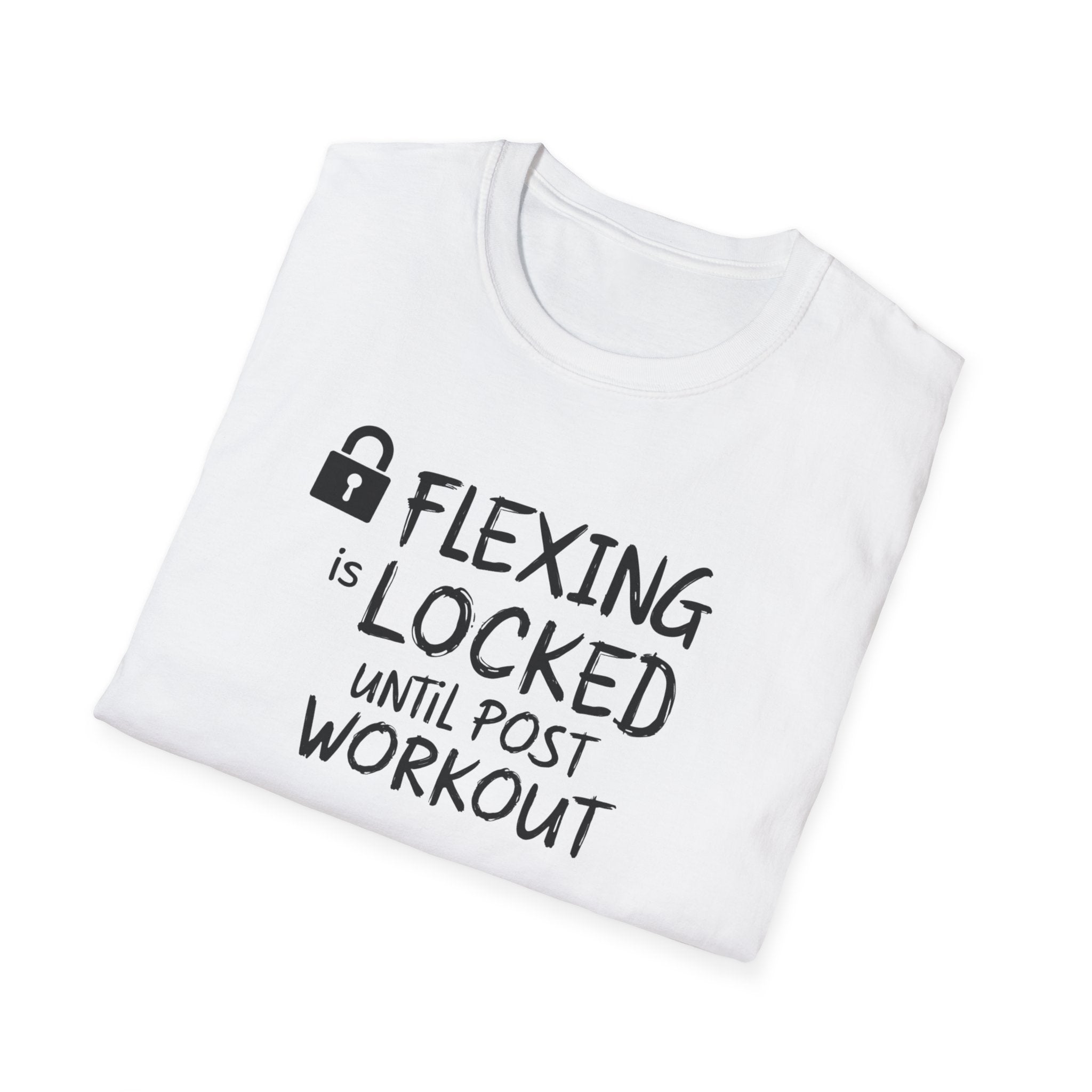 Flexing Locked – Post-Pump Protocol T-Shirt