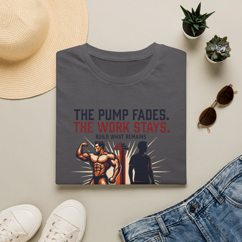 The pump fades. The work stays T-Shirt