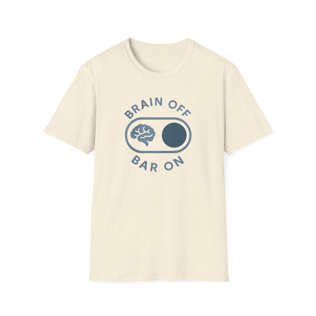 Brain Off Bar On – Powerlifting Switch T-Shirt