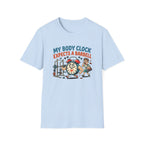 Body clock expects barbell T-Shirt