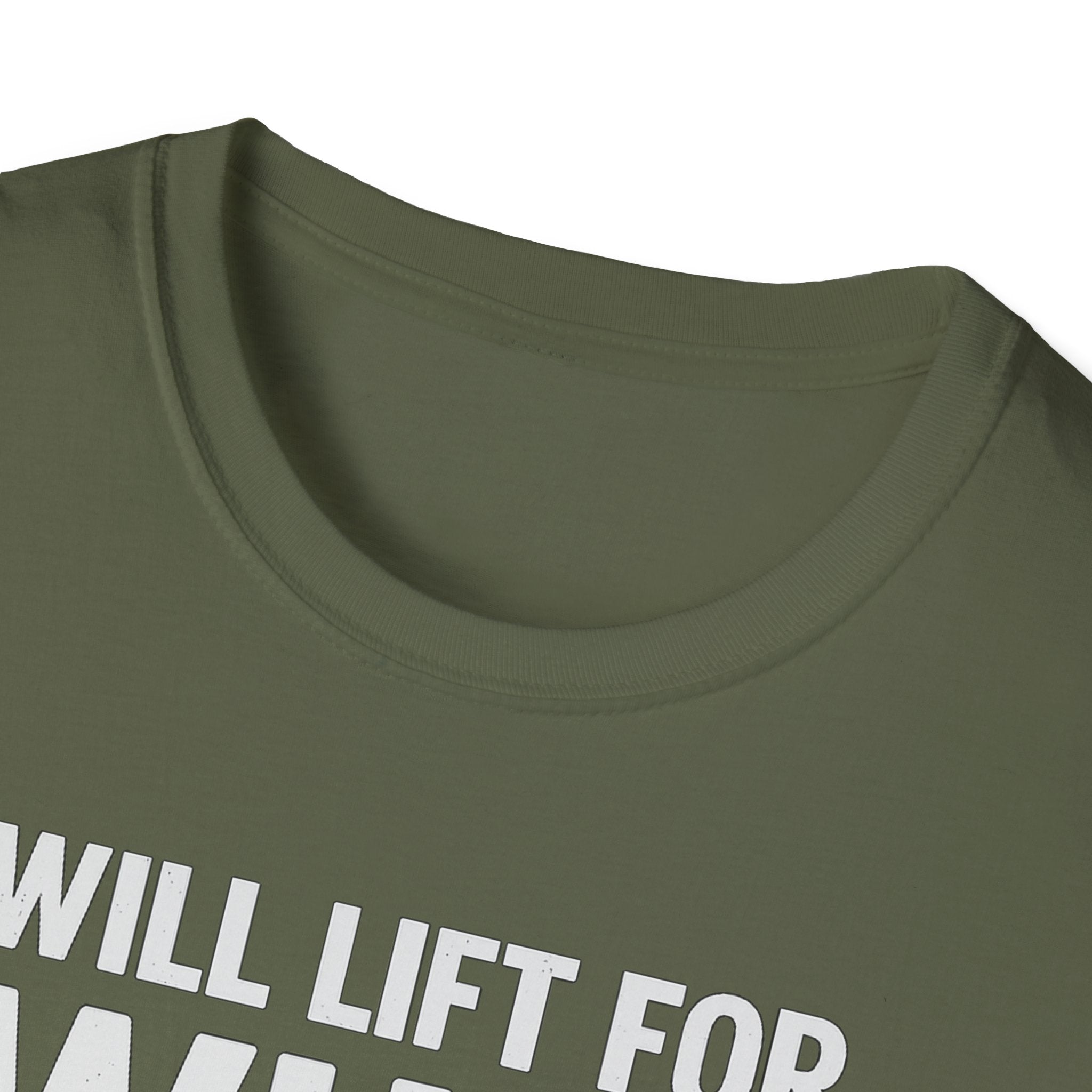 Will Lift for Whey – Barbell Edition T-Shirt
