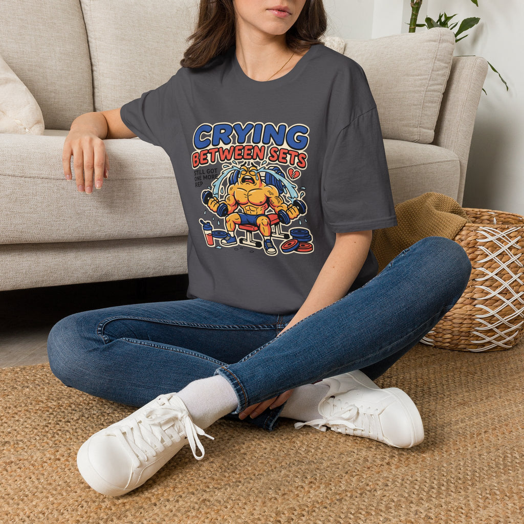 Crying between sets T-Shirt