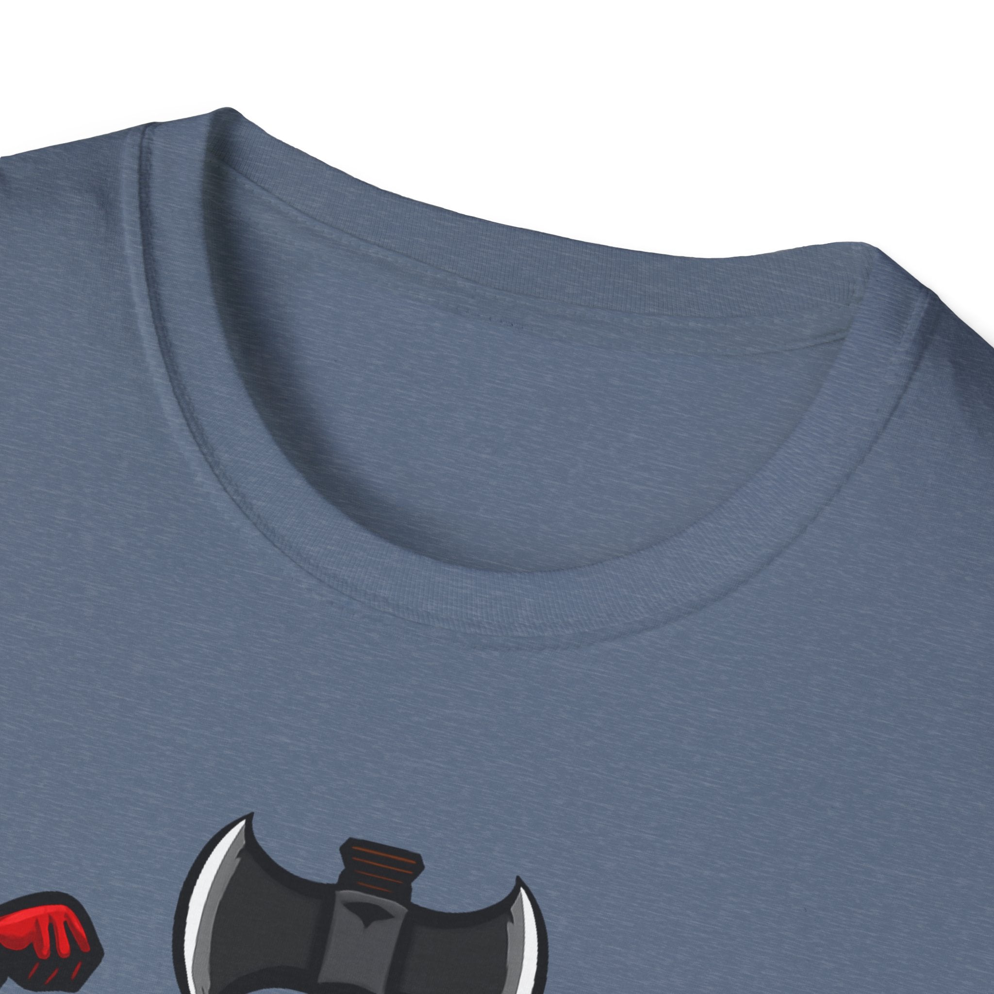 Flexecutioner – Muscular Axe Warrior Emblem T-Shirt