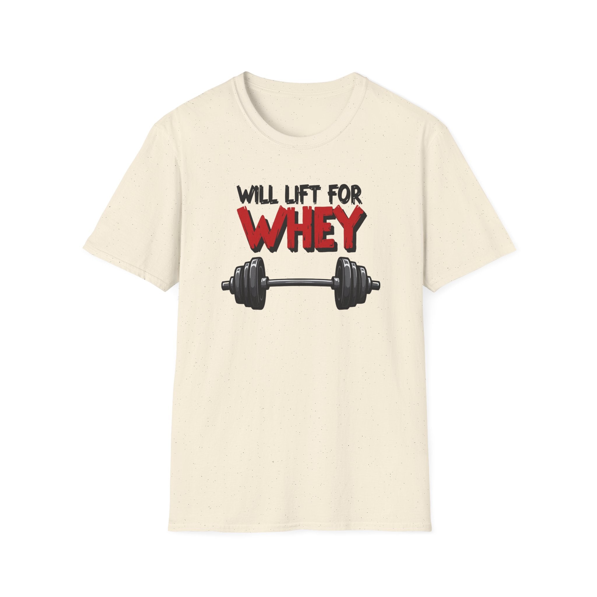 Will Lift for Whey – Barbell Edition T-Shirt