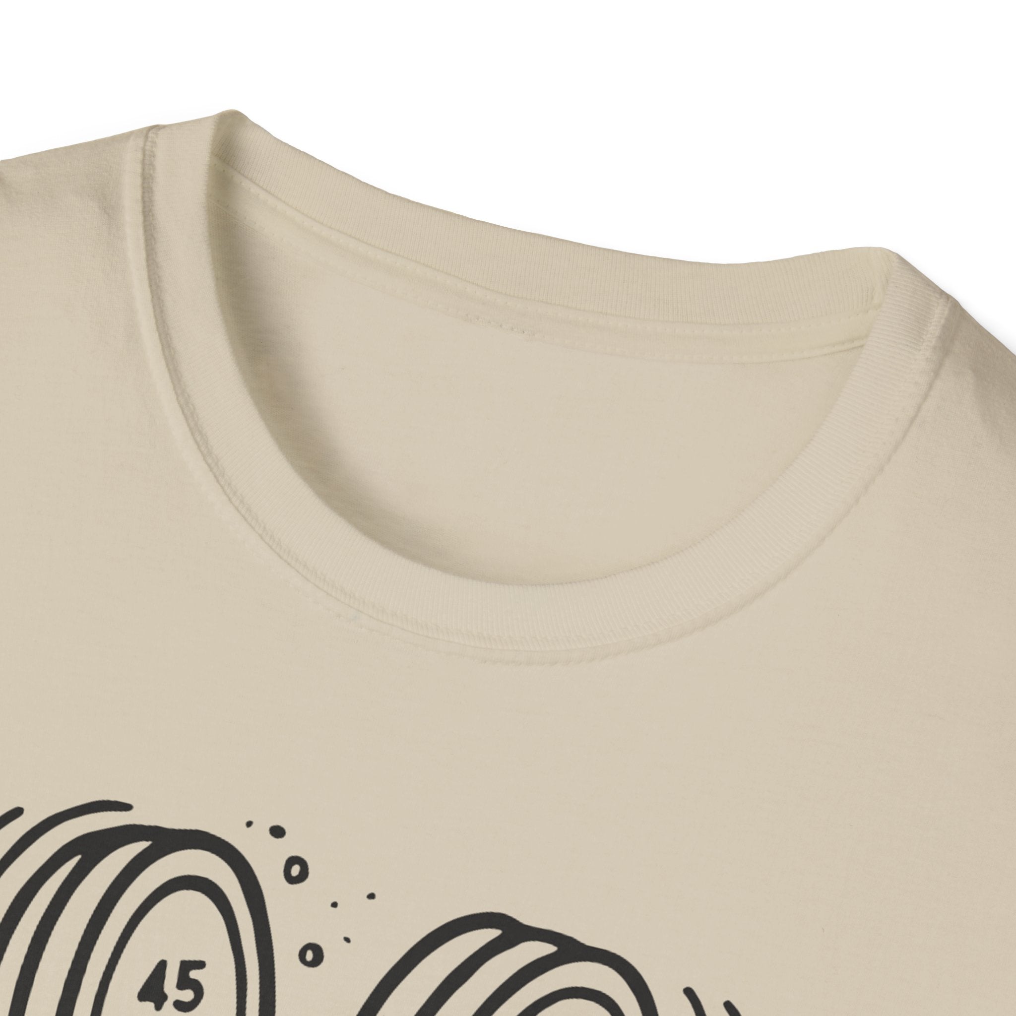 Counting Plates Counts as Cardio – Barbell Humor T-Shirt