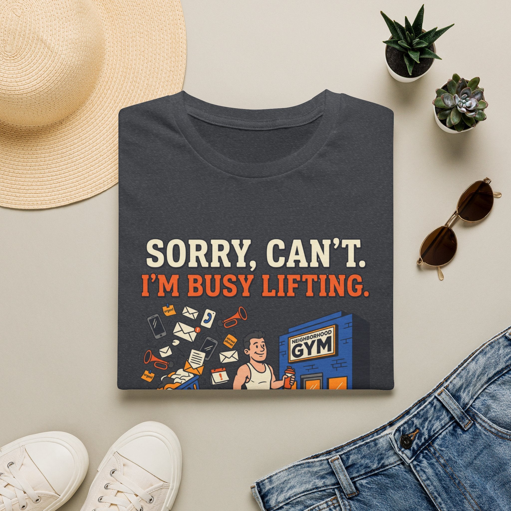 Sorry, can't. I'm busy lifting T-Shirt