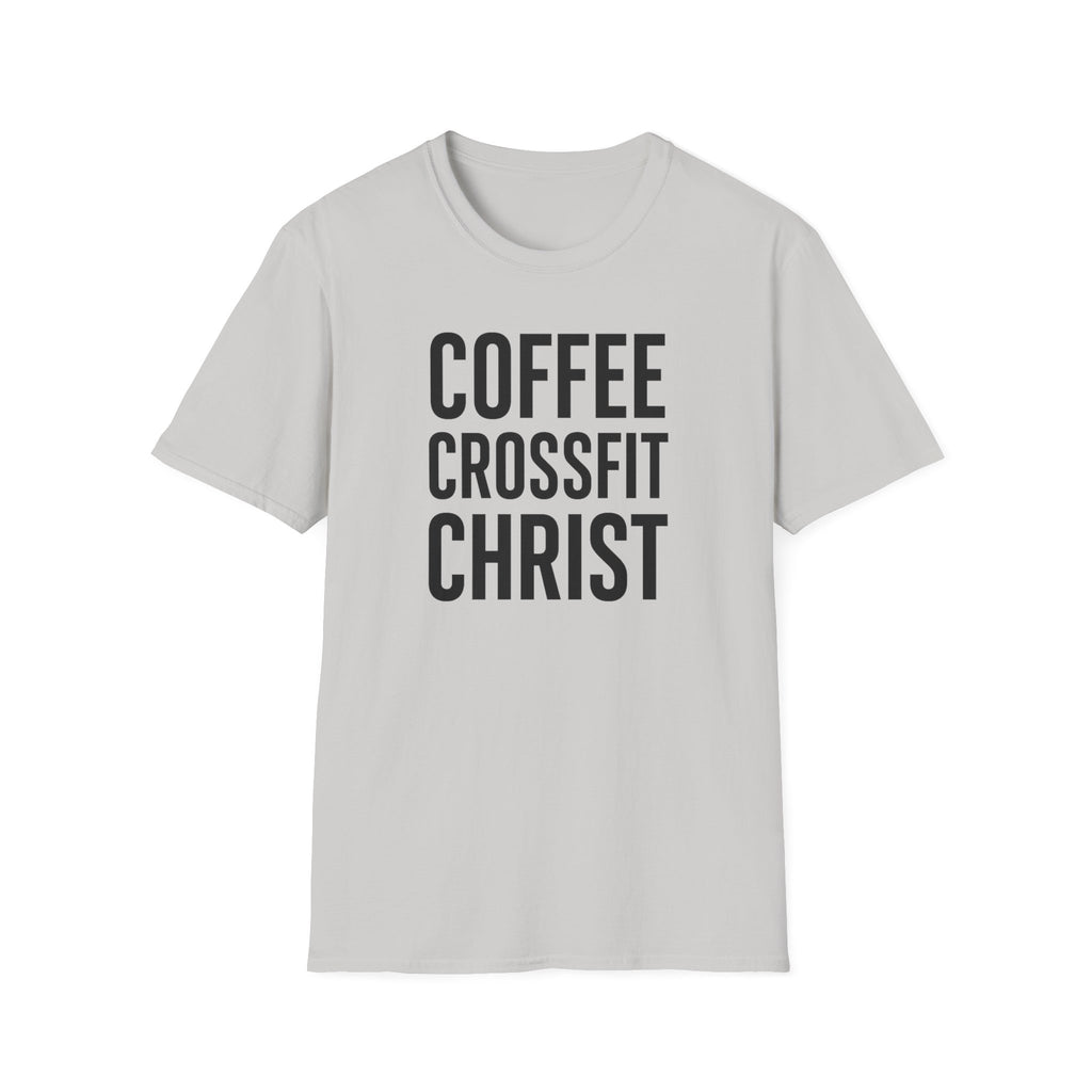 Coffee. CrossFit. Christ. – Bold Faith & Fitness Tshirt