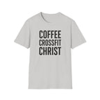 Coffee. CrossFit. Christ. – Bold Faith & Fitness Tshirt
