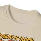 Monday is Global chest day - Comic T-Shirt