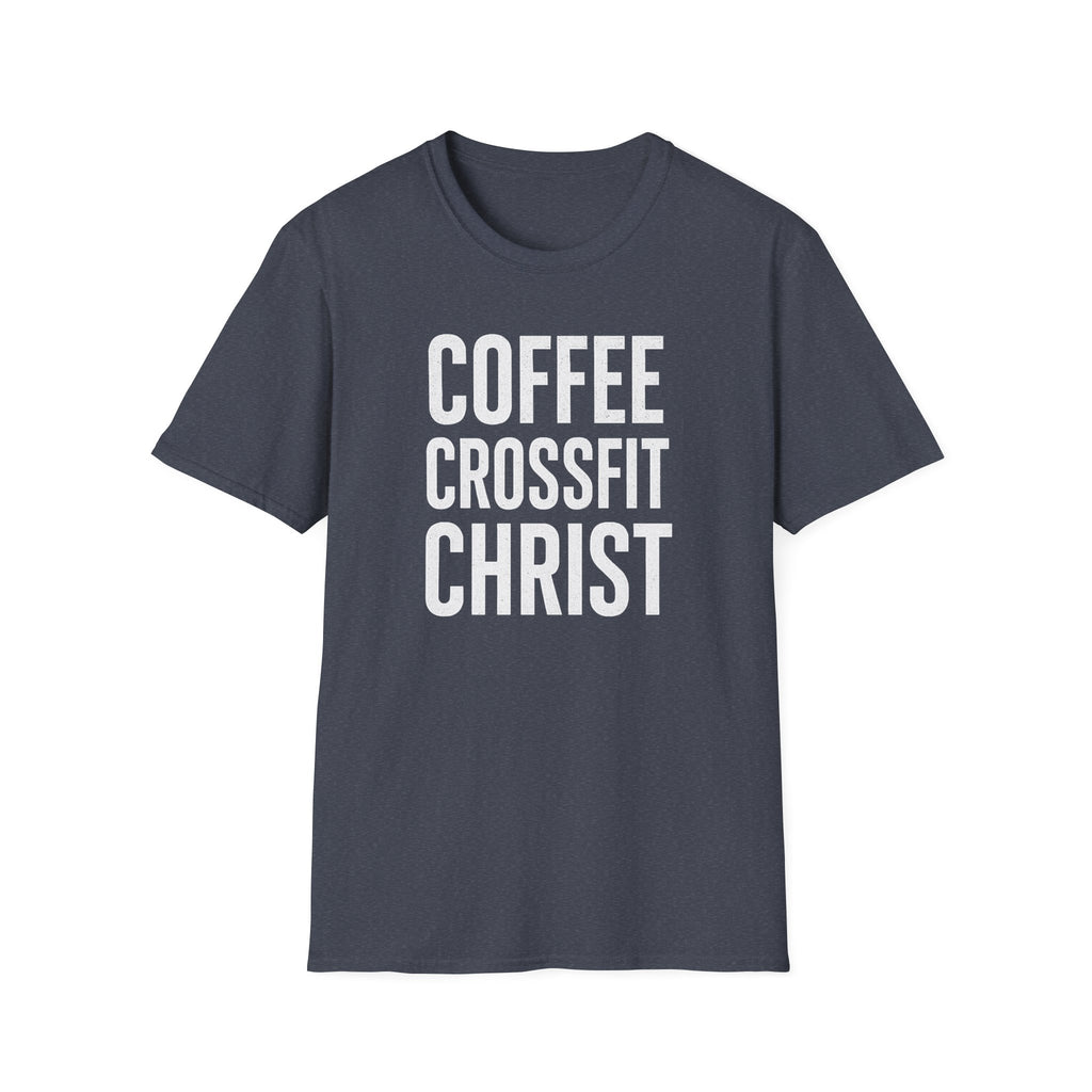 Coffee. CrossFit. Christ. – Bold Faith & Fitness Tshirt