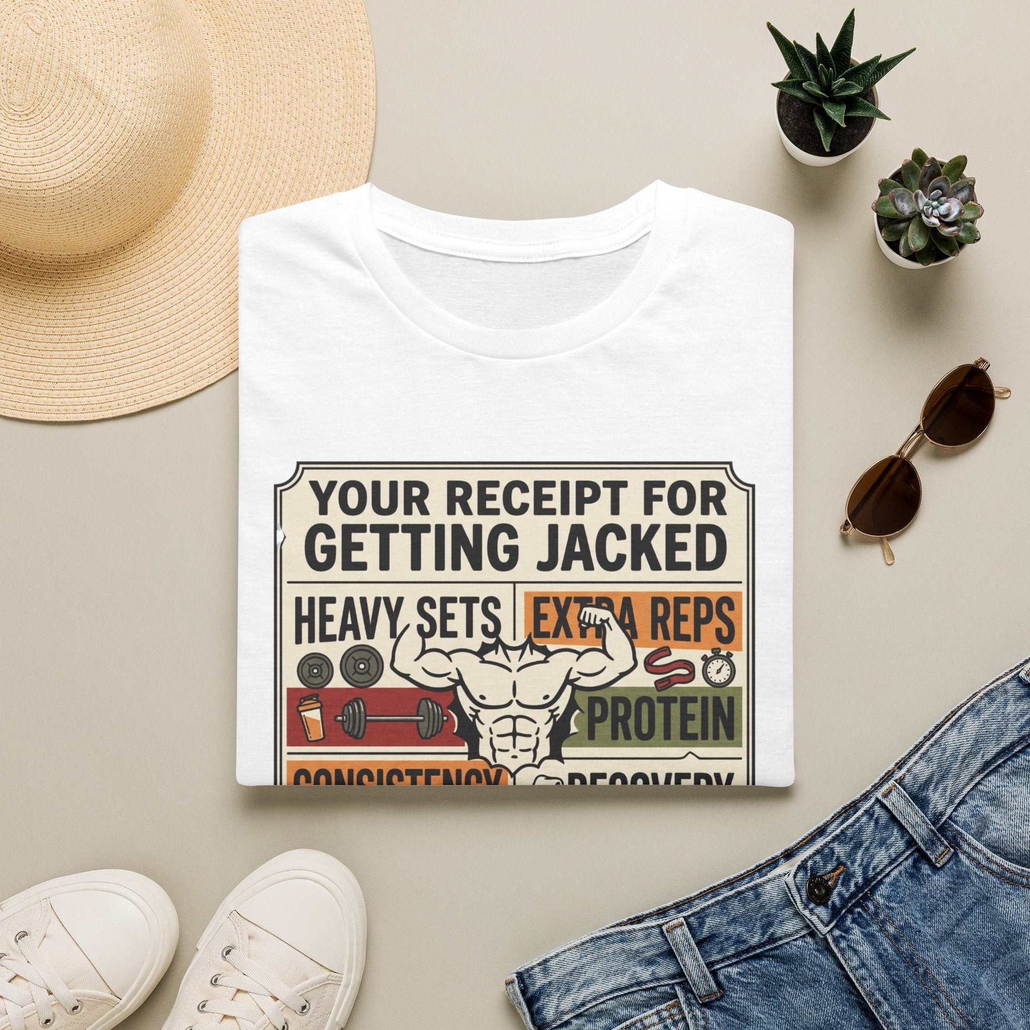 Receipt for getting jacked T-Shirt