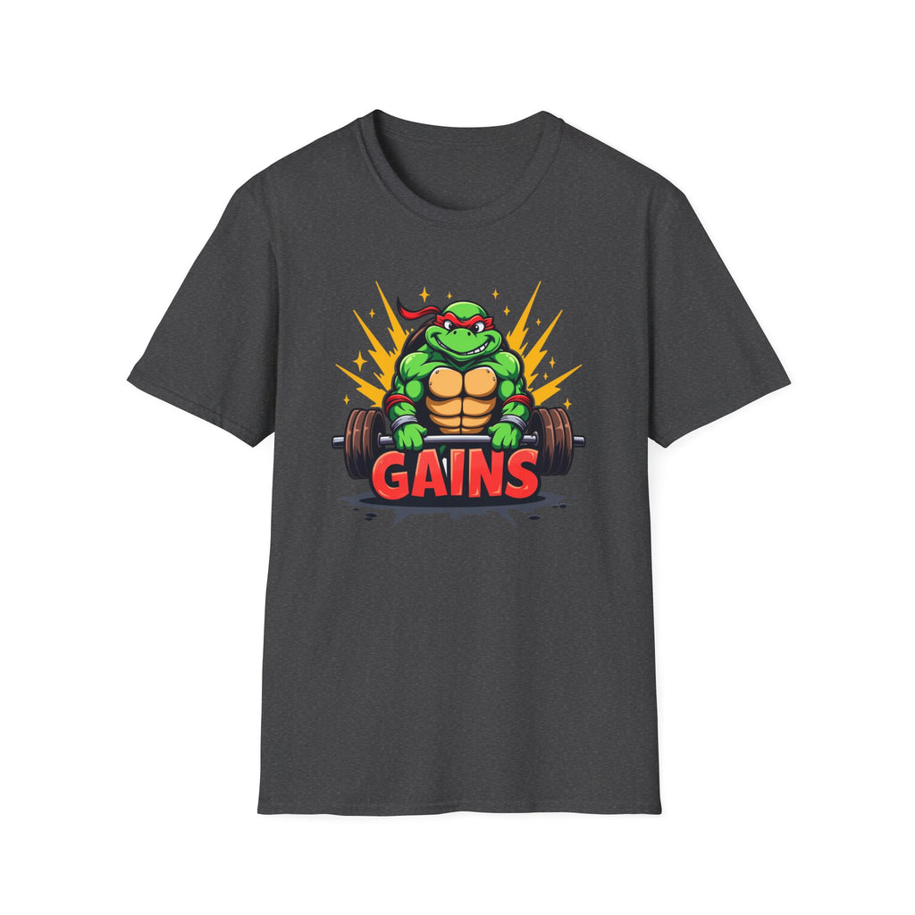 Hard-Shelled Gains – Turtle Power Edition T-Shirt