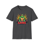 Hard-Shelled Gains – Turtle Power Edition T-Shirt