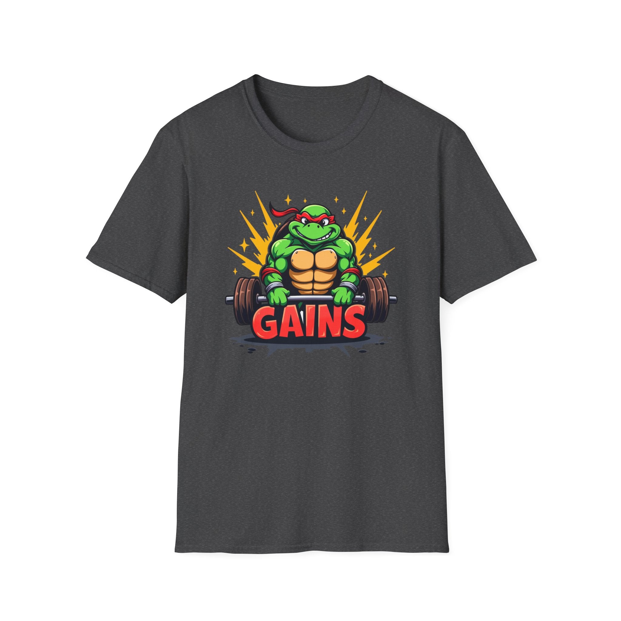 Hard-Shelled Gains – Turtle Power Edition T-Shirt