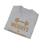 Weights > Equations – Glow Mode Edition T-Shirt