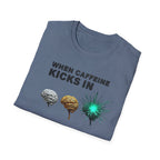 When Caffeine Kicks In – Brain Upgrade Sequence T-Shirt