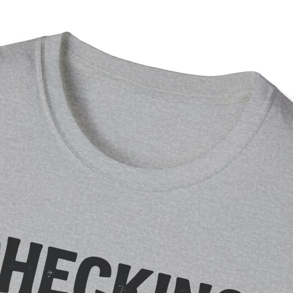 Checking the mirror is my Cardio T-Shirt