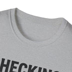Checking the mirror is my Cardio T-Shirt
