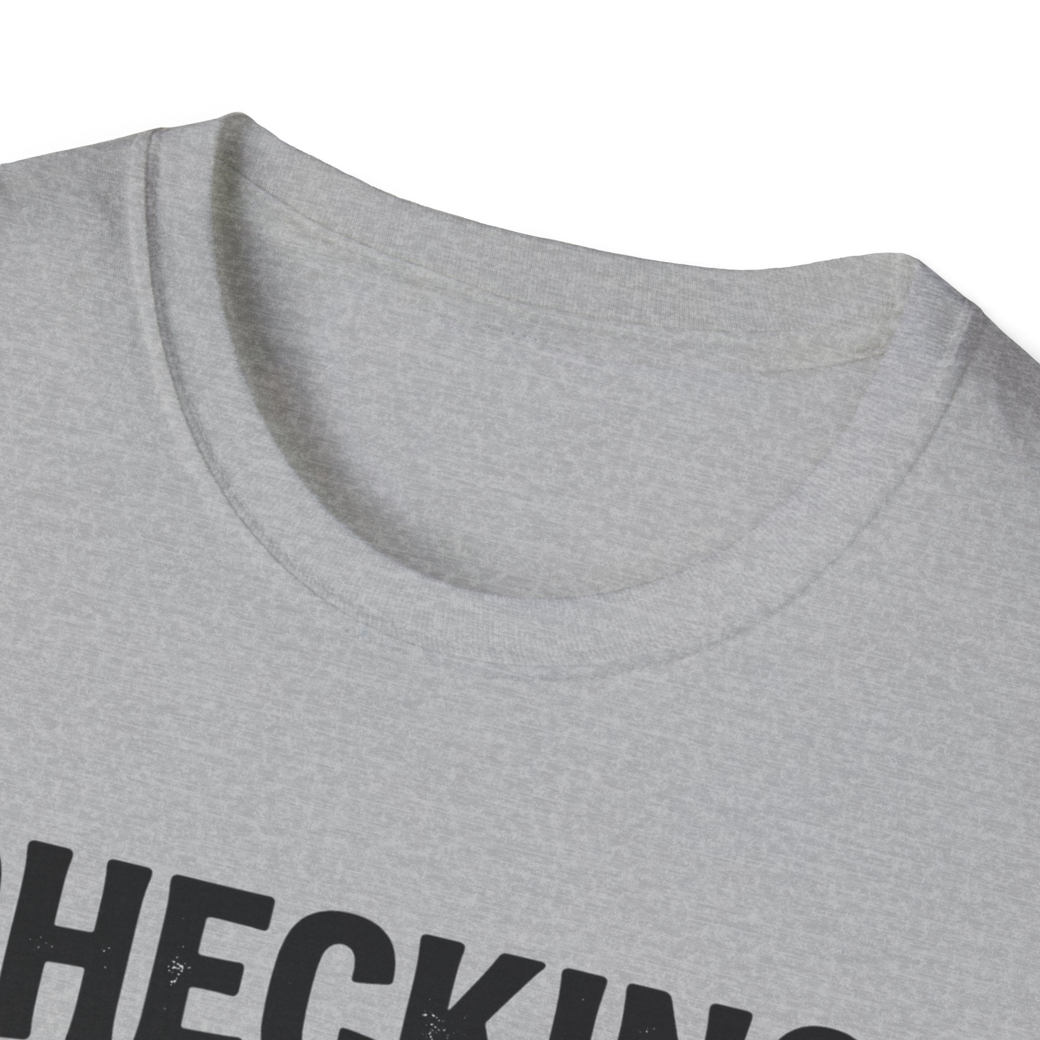Checking the mirror is my Cardio T-Shirt
