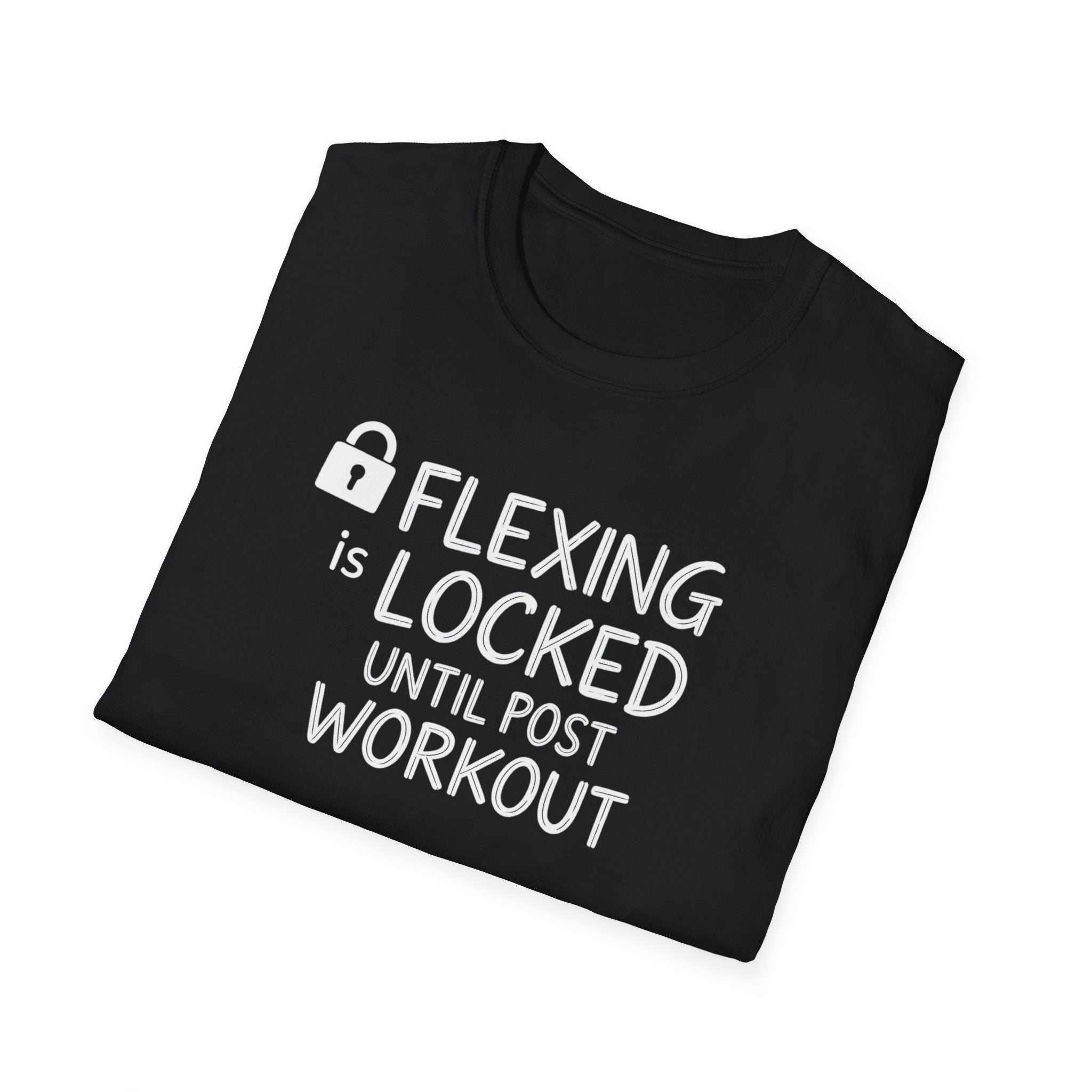 Flexing Locked – Post-Pump Protocol T-Shirt