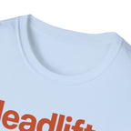 Deadlifts & Discipline – Bold Gym Typography T-Shirt
