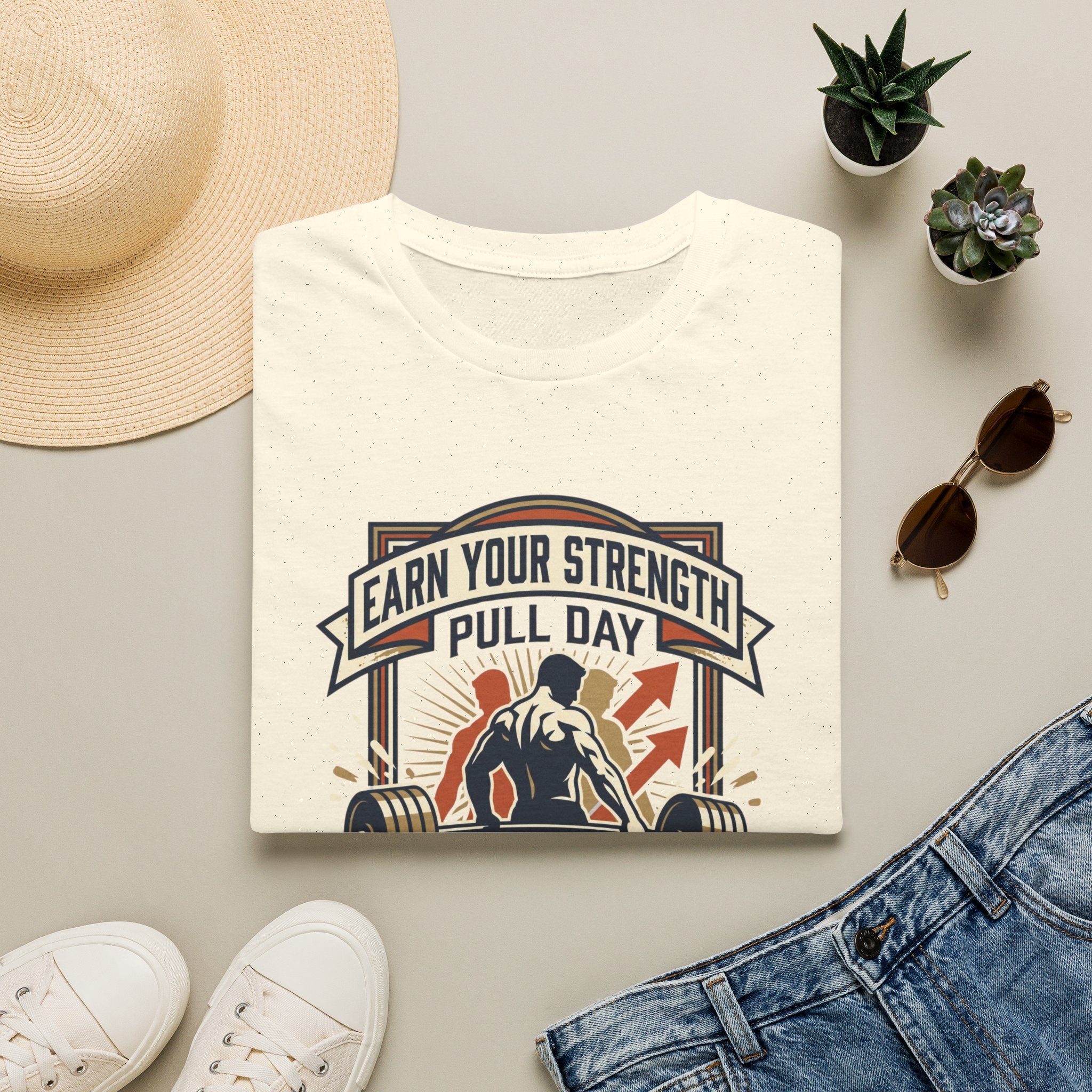 Earn your strength - Pull day T-Shirt