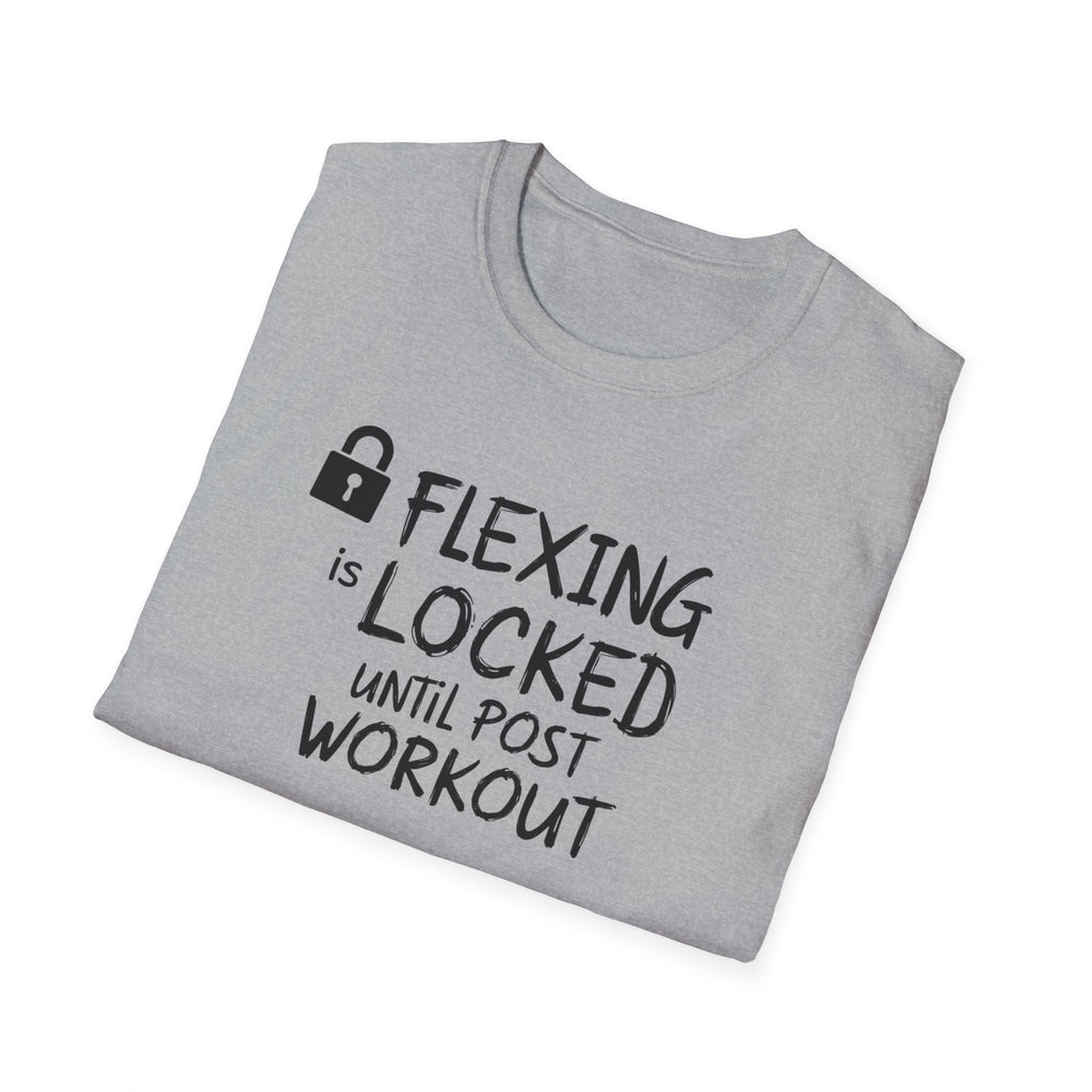 Flexing Locked – Post-Pump Protocol T-Shirt