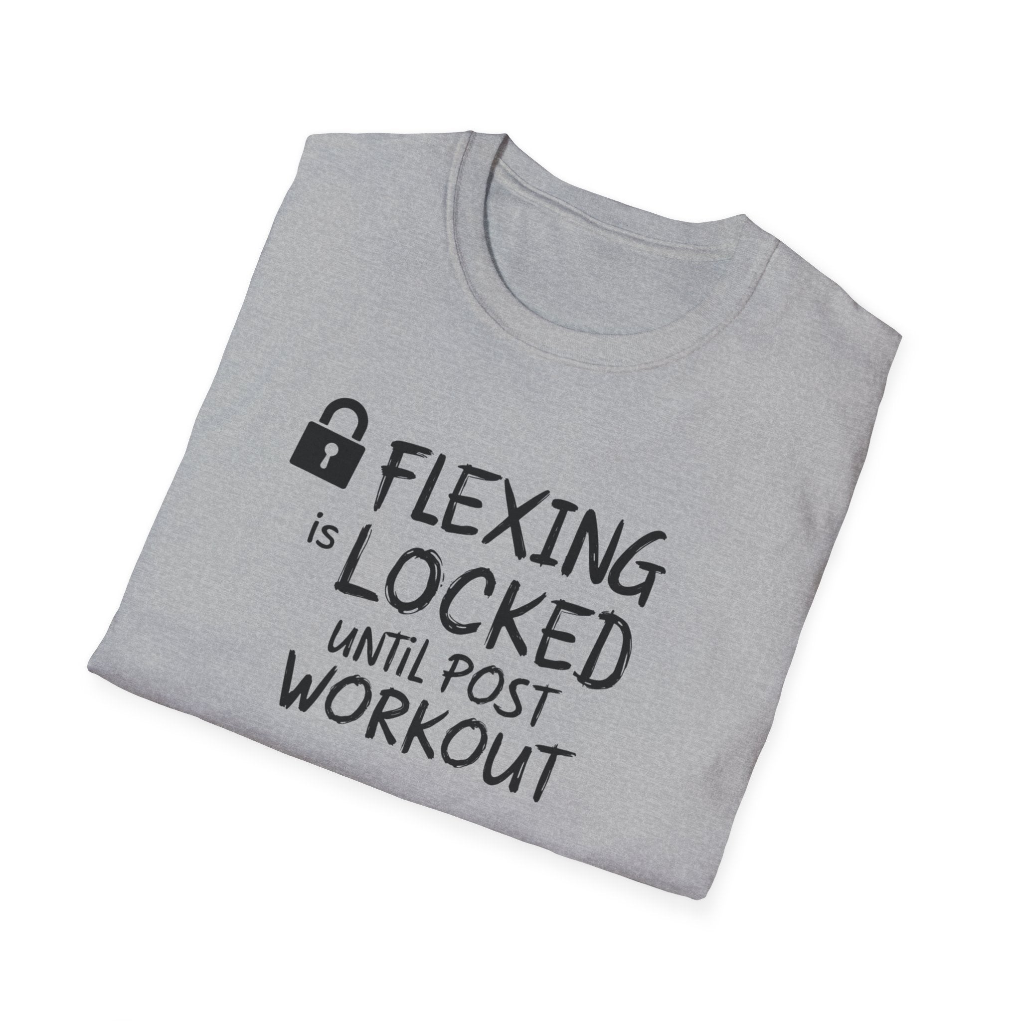 Flexing Locked – Post-Pump Protocol T-Shirt