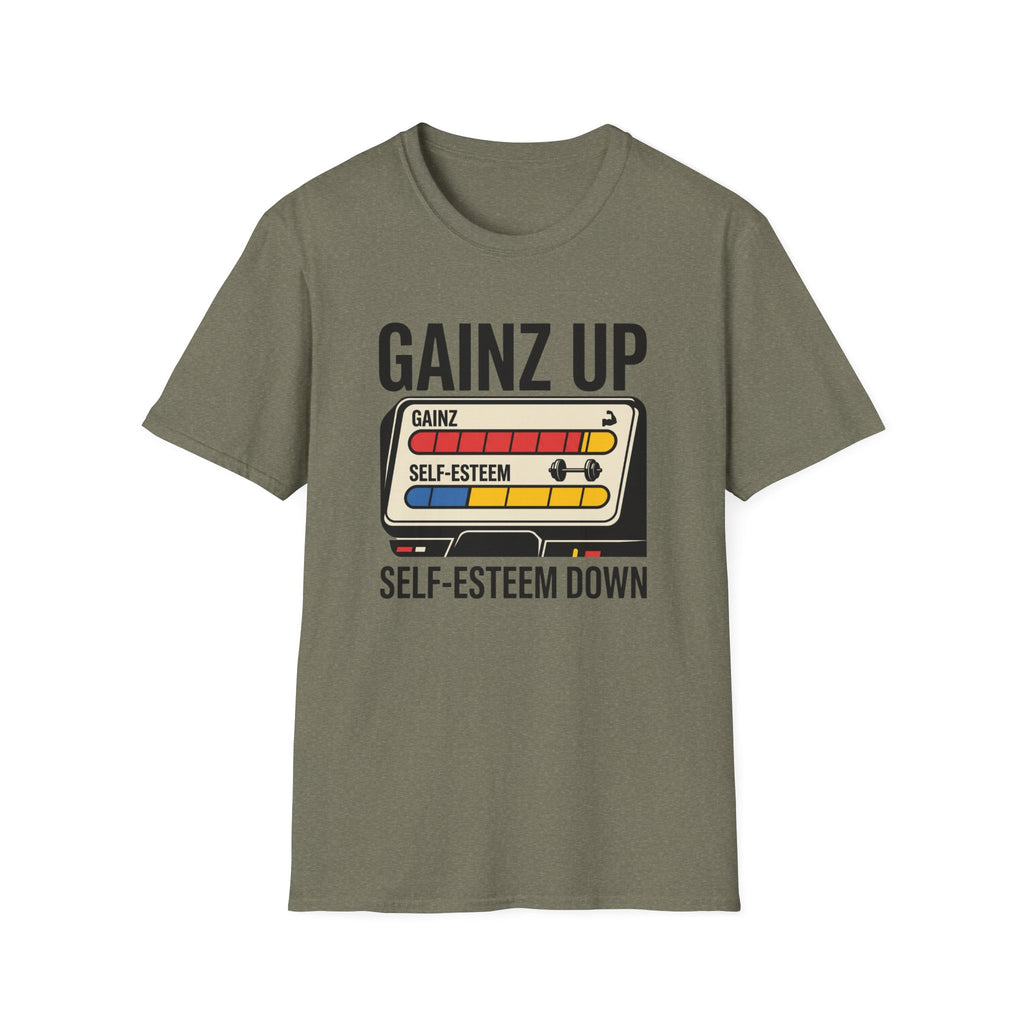 Gainz up, self esteem down T-Shirt