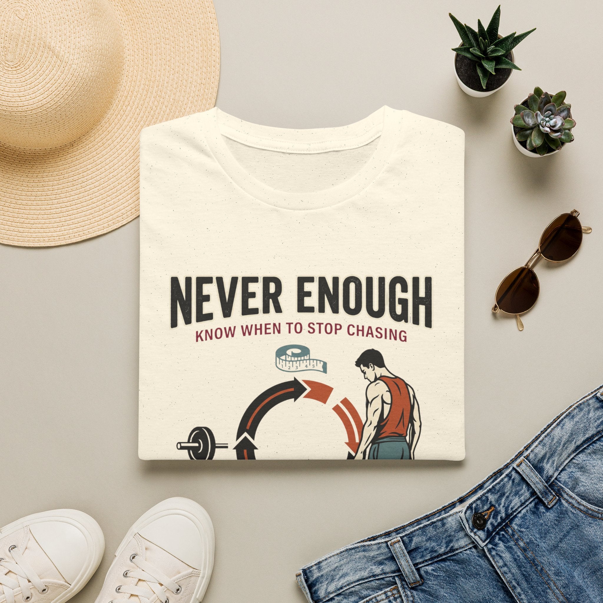 Never enough, know when to stop chasing T-Shirt