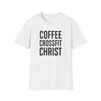 Coffee. CrossFit. Christ. – Bold Faith & Fitness Tshirt