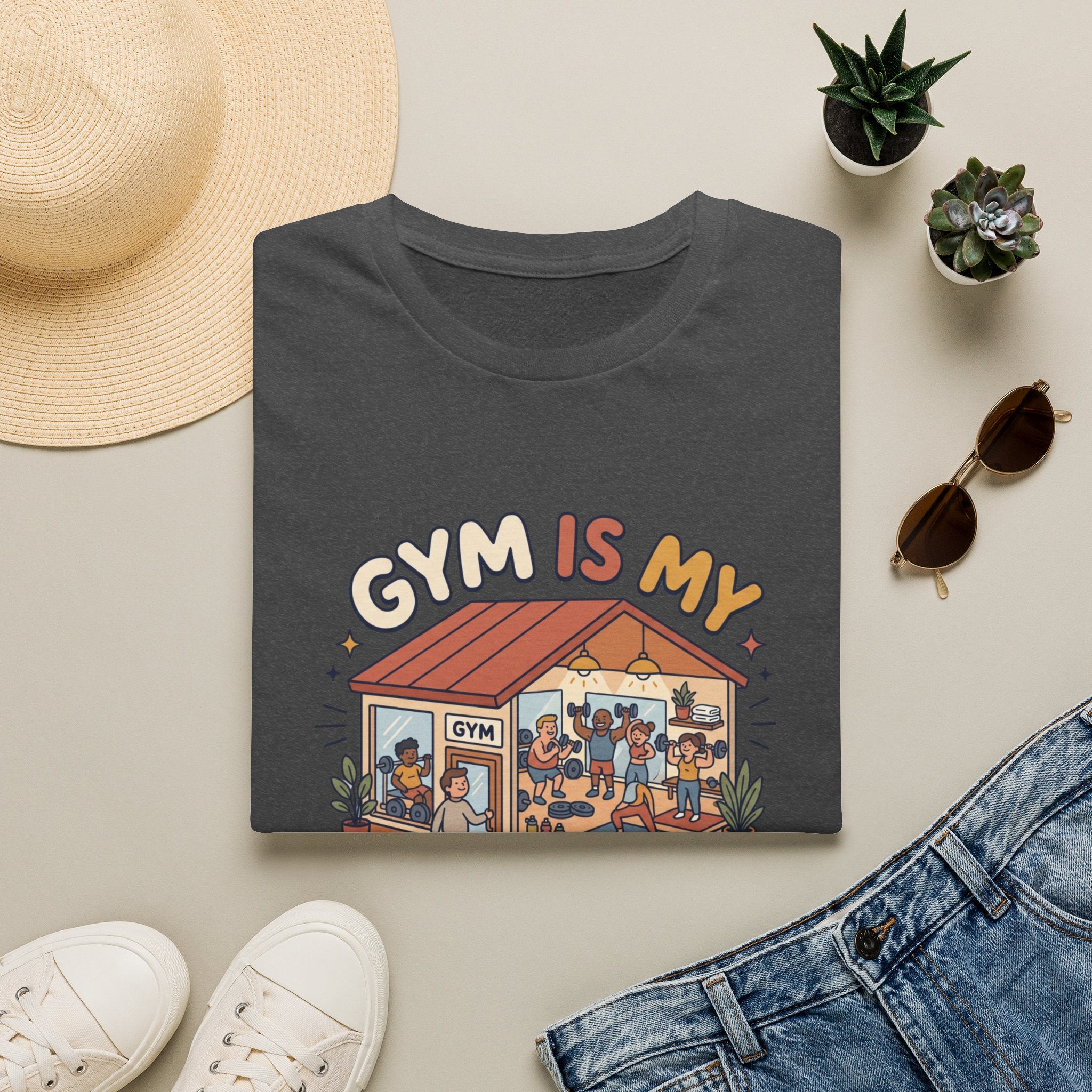Gym is my escape - Warm T-Shirt