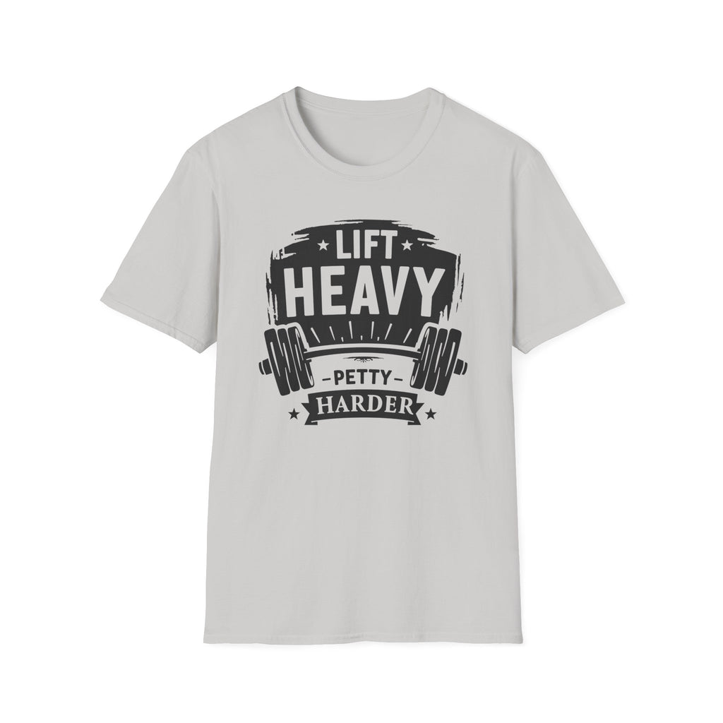 Lift Heavy, Petty Harder (Vintage Crest Edition) T-Shirt
