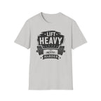 Lift Heavy, Petty Harder (Vintage Crest Edition) T-Shirt