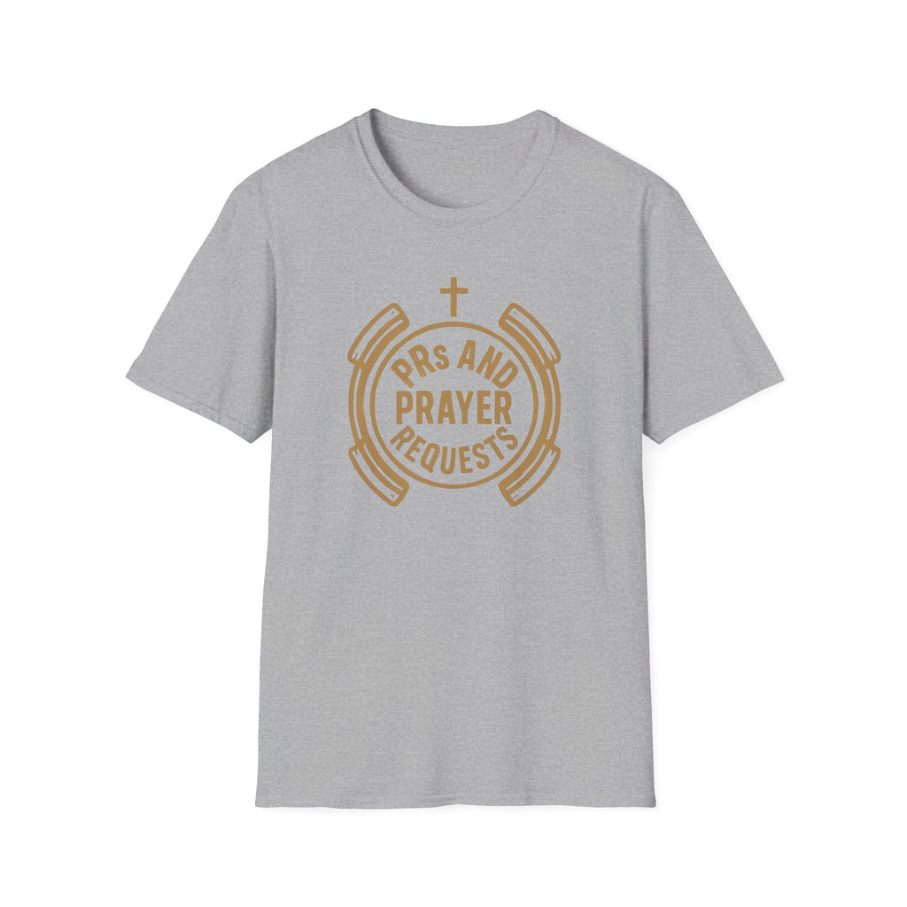 PRs and Prayer Requests – Faith & Fitness Circle Emblem Tshirt