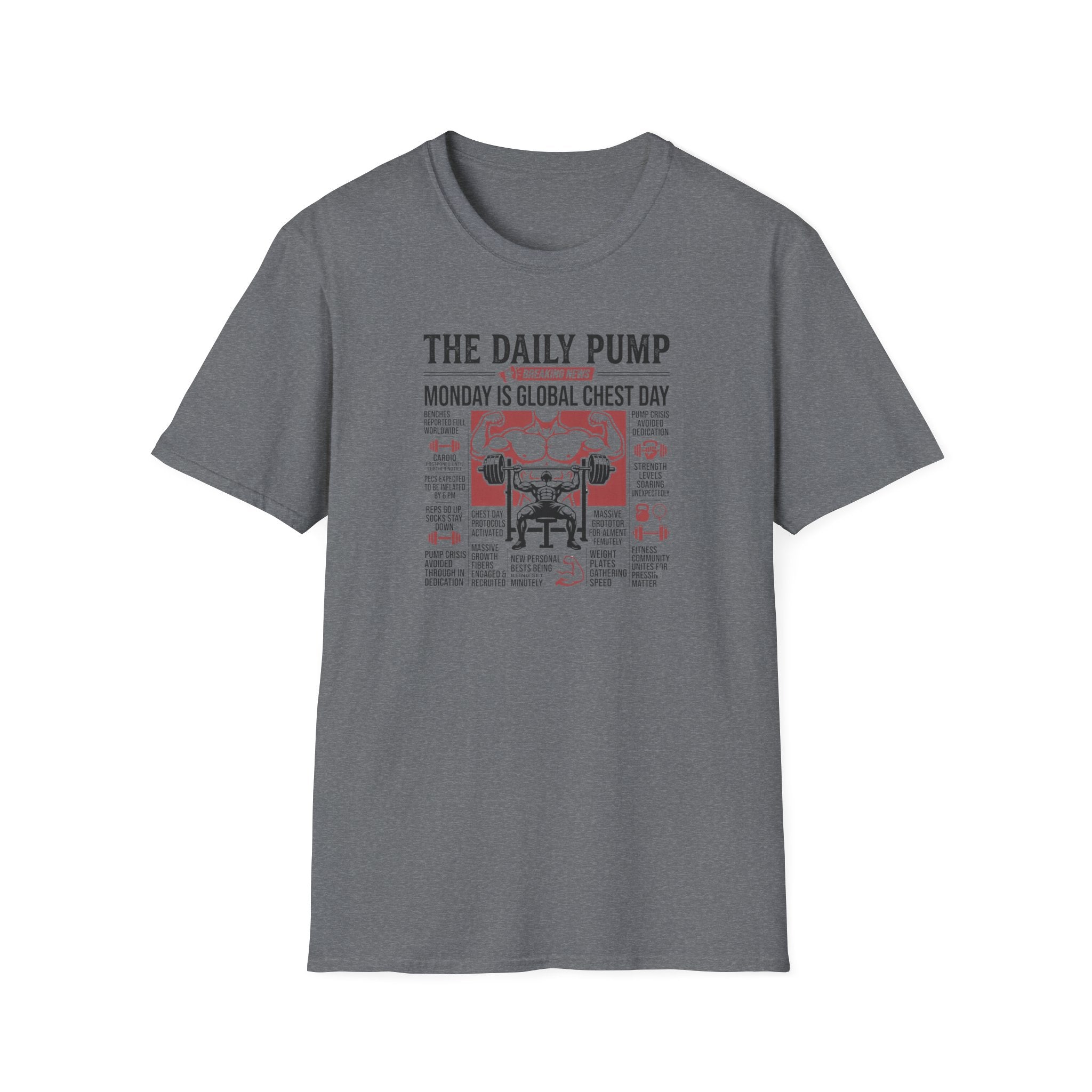 Monday is Global chest day - Breaking news T-Shirt