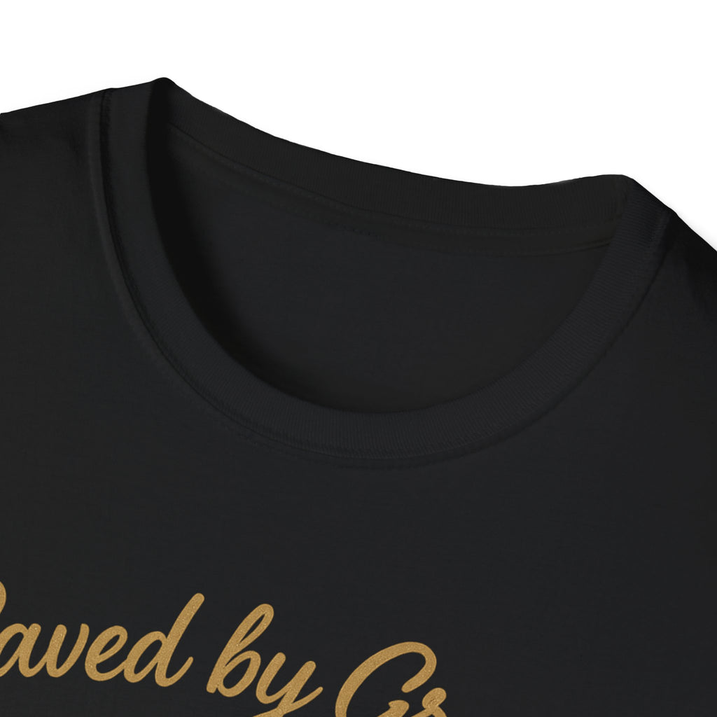 Saved by Grace, Built by Iron – Faith Meets Strength Tshirt