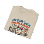 Body clock expects barbell T-Shirt