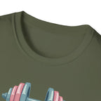 Lift Heavy, Stress Less – Barbell Bliss Edition T-Shirt