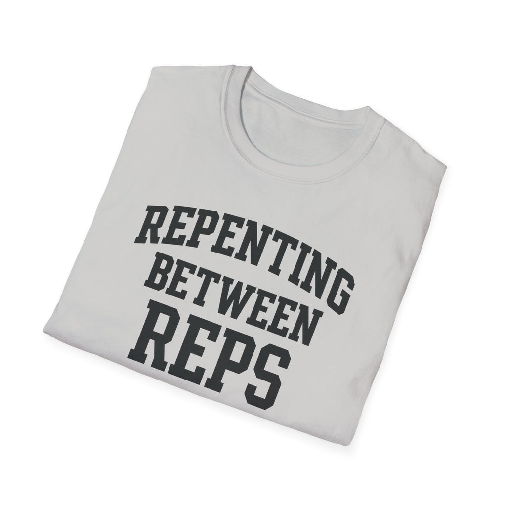 Repenting Between Reps – Bold Faith & Fitness  Tshirt