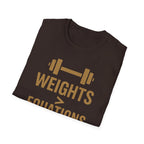 Weights > Equations – Glow Mode Edition T-Shirt